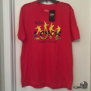 The Beatles Love Cirque Du Soleil LOVE T-shirt  - Size L Print on front & back